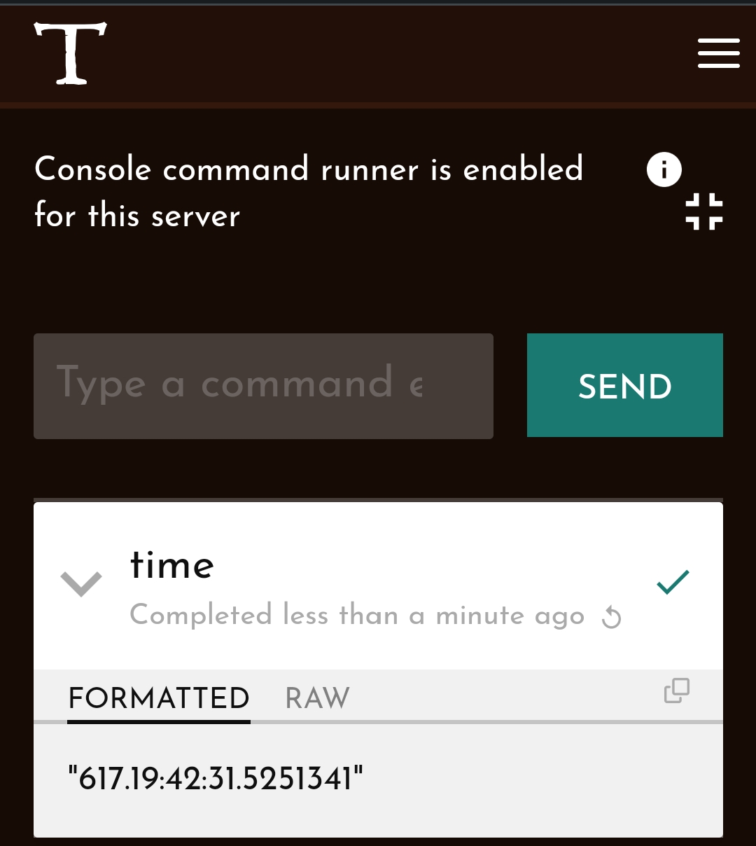 If you make a mistake such as a typo or enter a command that does not
